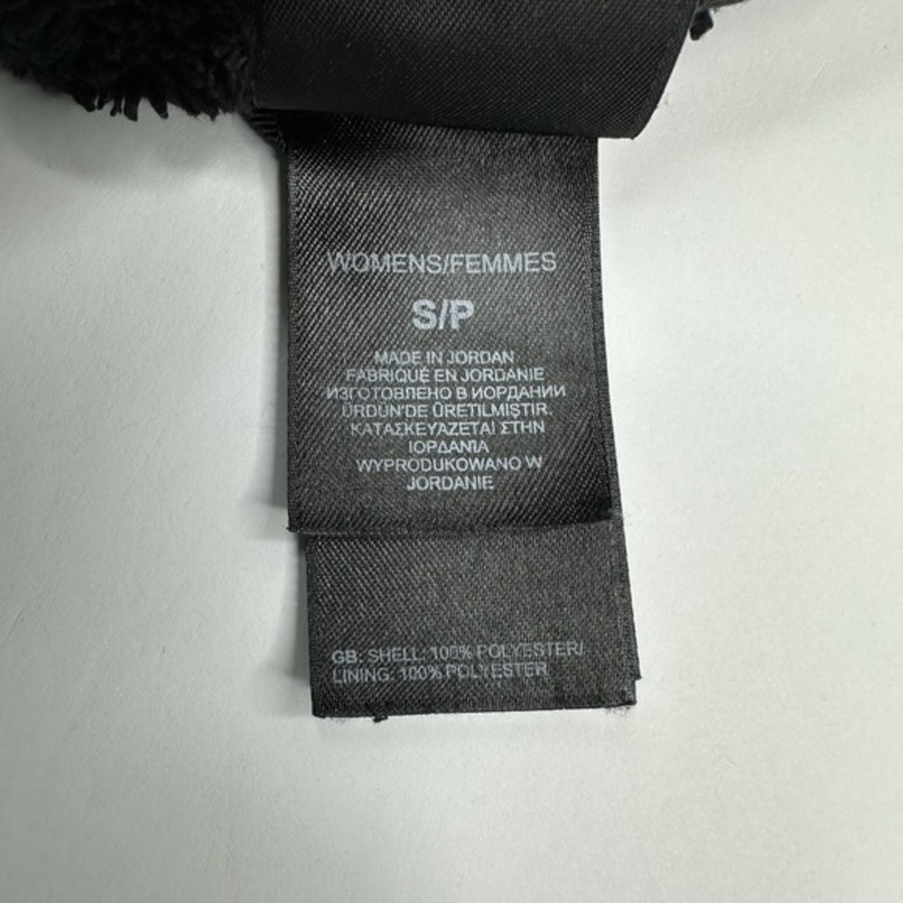 The North Face Osito 2‎ Black Full Zip High Pile Fleece Jacket Womens Small C782 - Picture 9 of 16